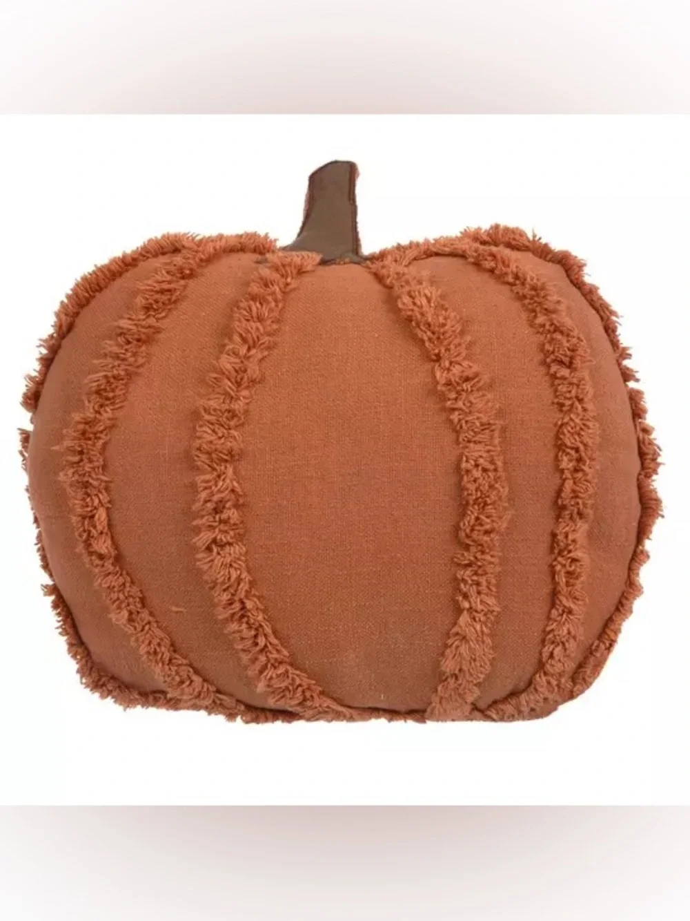 Tufted Pumpkin Pillow